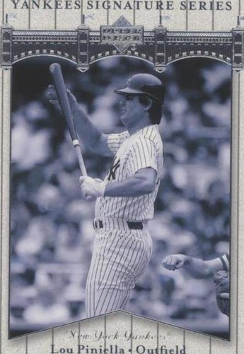 2003 Upper Deck Yankees Signature Series - Lou Piniella #55