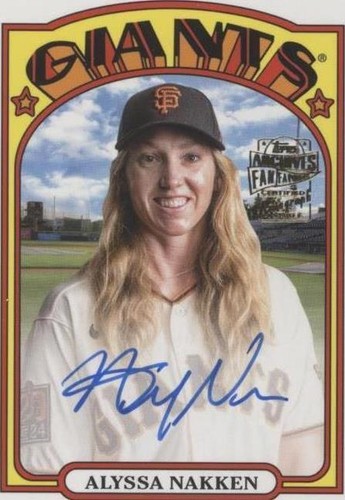2022 Topps Archives - Alyssa Nakken #72FF-AN