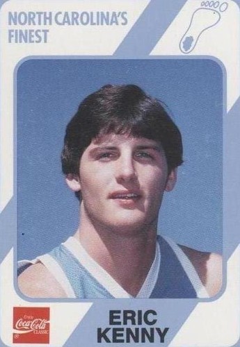 1989-90 Collegiate Collection/Coca-Cola North Carolina's Finest - Eric Kenny #194