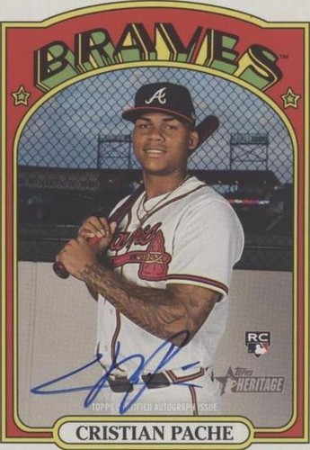 2021 Topps Heritage - Cristian Pache #ROA-CP