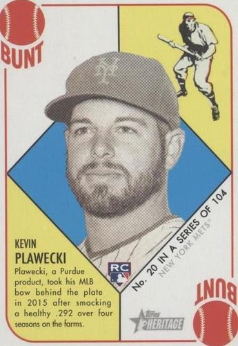 2015 Topps Heritage '51 - Kevin Plawecki #20