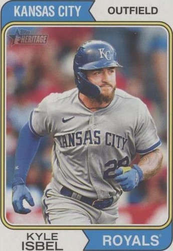 2023 Topps Heritage High Number - Kyle Isbel #535