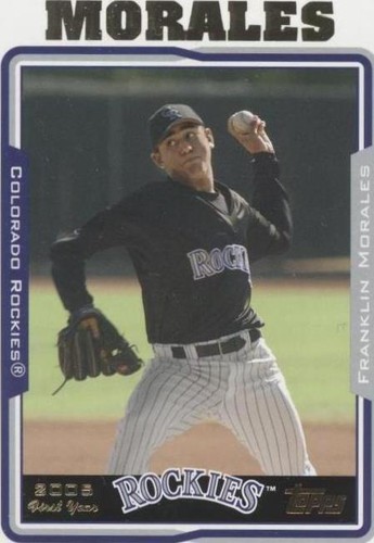 2005 Topps Updates & Highlights - Franklin Morales #UH306
