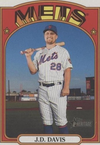 2021 Topps Heritage - J.D. Davis Willson Contreras #41