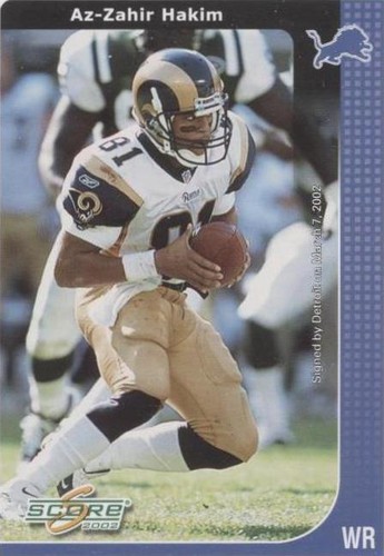 2002 Score Az-Zahir Hakim #215