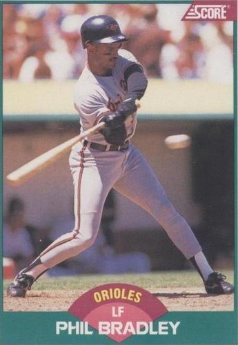 1989 Score Rookie & Traded - Phil Bradley #44T