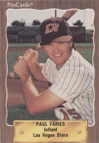 1990 ProCards Minor League - Paul Faries #128