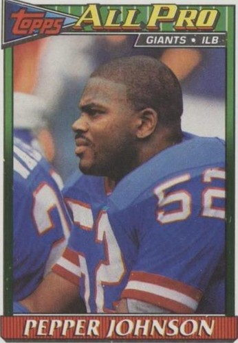 1991 Topps Pepper Johnson #22
