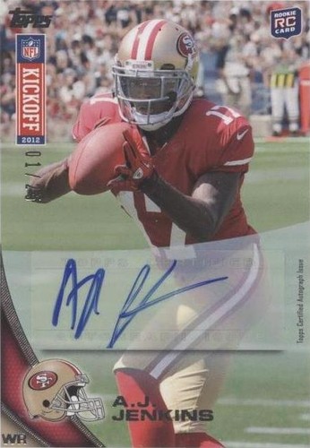 2012 Topps Kickoff A.J. Jenkins #18