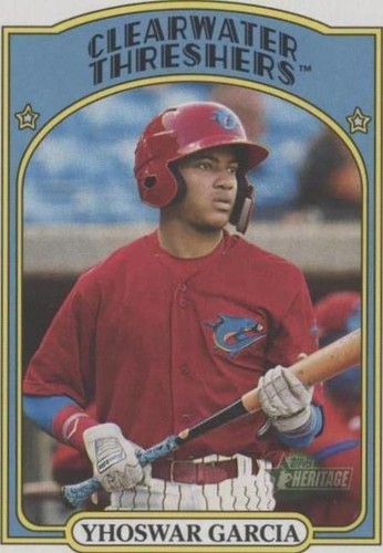 2021 Topps Heritage Minor League Edition - Yhoswar Garcia #91