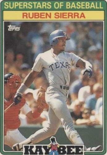 1988 Topps Kay Bee Toys Superstars of Baseball - Ruben Sierra #28