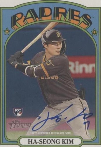 2021 Topps Heritage High Number - Ha-Seong Kim #ROA-HSK