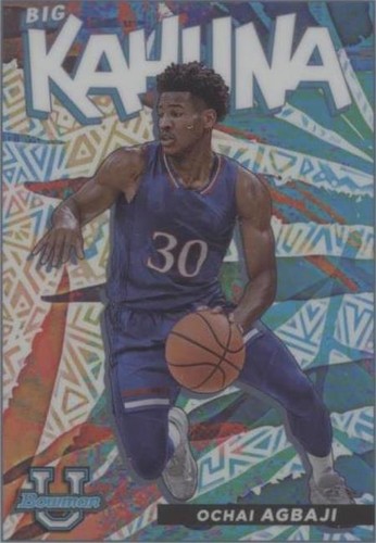 2021-22 Bowman University - Ochai Agbaji #BK-15