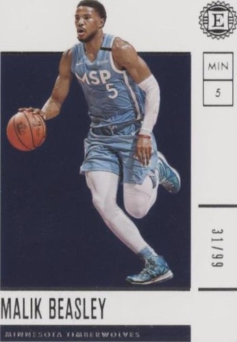 2019-20 Panini Encased - Malik Beasley #77