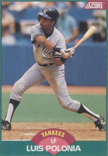 1989 Score Rookie & Traded - Luis Polonia #38T