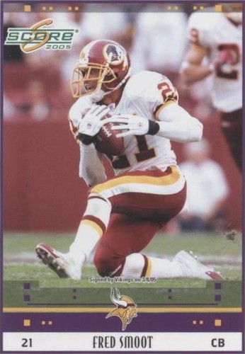 2005 Score Fred Smoot #295