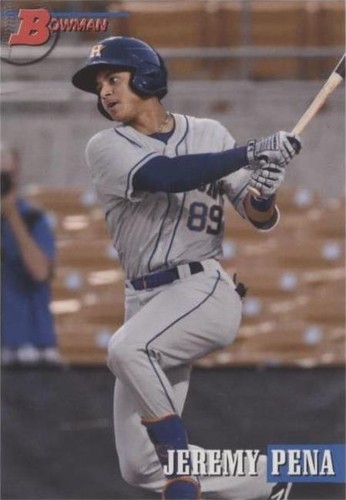 2020 Bowman Chrome Jeremy Peña Purple Mojo Refractor 159/250