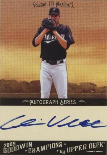 2009 Upper Deck Goodwin Champions - Chris Volstad #A-CV