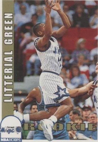 1992-93 NBA Hoops - Litterial Green #440