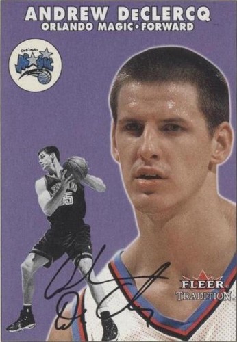 2000-01 Fleer Tradition - Andrew DeClercq #201