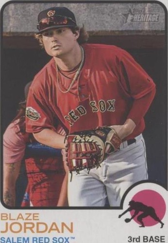 2021 Blaze Jordan Topps Heritage Minor League Rookie In