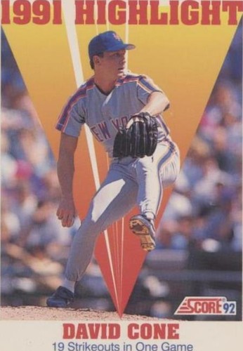 1992 Score - David Cone #795
