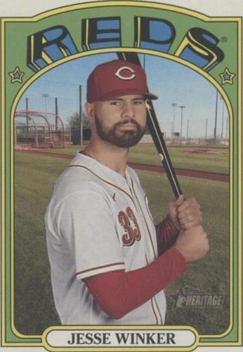 2021 Topps Heritage - Jesse Winker Sonny Gray #380