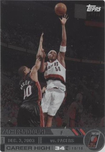 2005-06 Topps Big Game - Zach Randolph #17