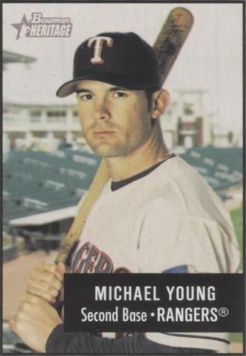 2003 Bowman Heritage - Michael Young #59