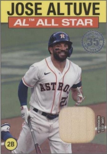 2021 Topps - Jose Altuve #86ASRJA