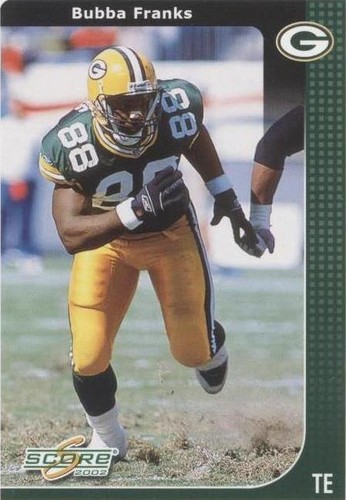 2002 Score Bubba Franks #89