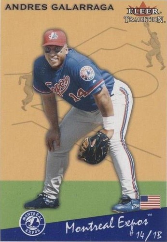 2002 Fleer Tradition Update - Andres Galarraga #U126