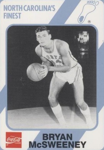 1989-90 Collegiate Collection/Coca-Cola North Carolina's Finest - Bryan Mcsweeney #174