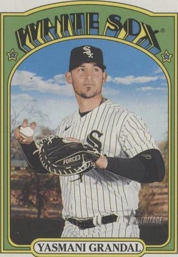 2021 Topps Heritage - Joey Wendle Yasmani Grandal #321