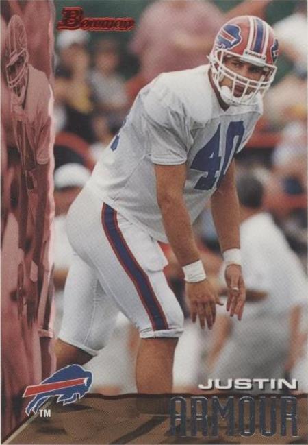 1995 Bowman Justin Armour #311