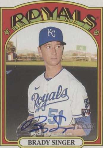 2021 Topps Heritage - Brady Singer #ROA-BS
