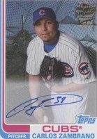 2021 Topps Archives - Carlos Zambrano #FFA-CZ