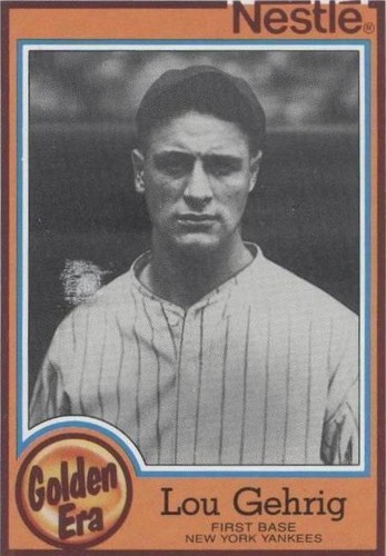 1987 Topps Nestlé All-Time Dream Team - Lou Gehrig #1