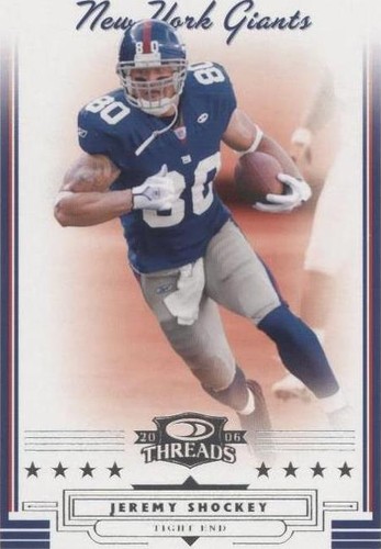 2006 Donruss Threads Jeremy Shockey #66