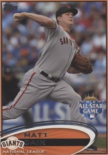2012 Topps Update Series - Matt Cain #US216