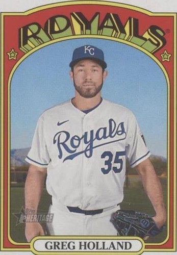 2021 Topps Heritage High Number - Greg Holland #698