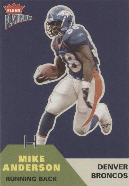 2002 Fleer Platinum Mike Anderson #148