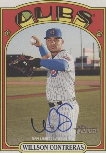 2021 Topps Heritage - Willson Contreras #ROA-WC