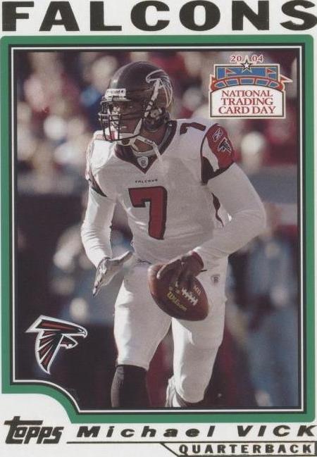 2004 National Trading Card Day Michael Vick #5