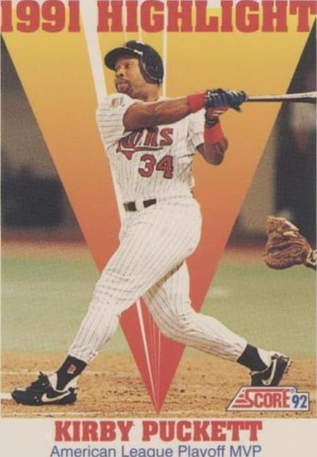 1992 Score - Kirby Puckett #796