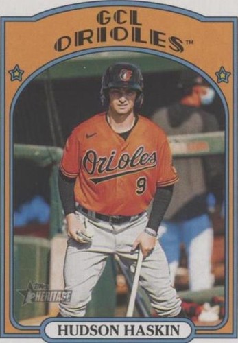 2021 Topps Heritage Minor League Edition - Hudson Haskin #120