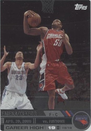 2005-06 Topps Big Game - Emeka Okafor #50
