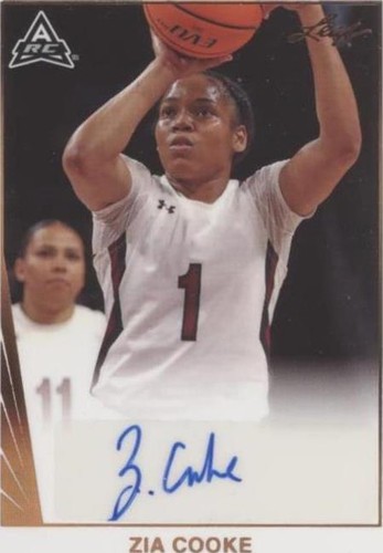 2021-22 Leaf Memories - Zia Cooke #BA-ZC1