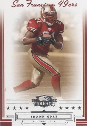 2006 Donruss Threads Frank Gore #79