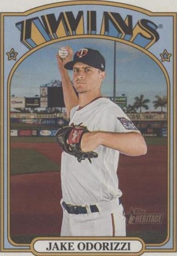 2021 Topps Heritage - Carson Kelly Jake Odorizzi #68